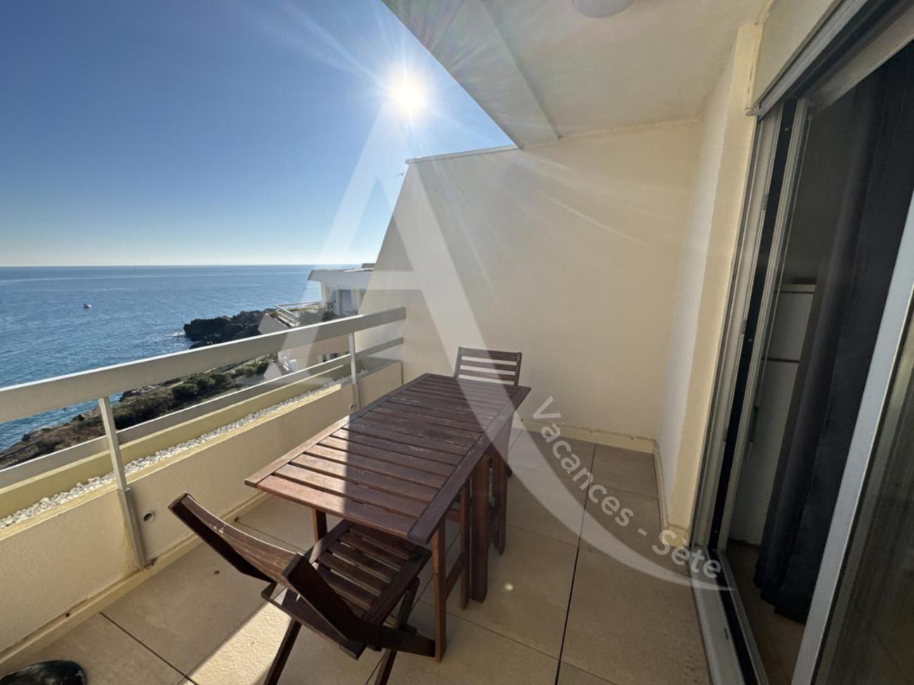 40 M², 1Ere Ligne Mer, Dernier Etage Avec Ascenseur Sète Exterior foto
